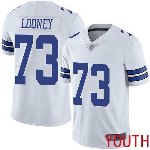 Youth Dallas Cowboys Limited White Joe Looney Road 73 Vapor Untouchable NFL Jersey